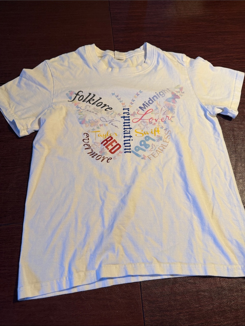 Taylor Swift Inspired Graphic Short Sleeve Tee